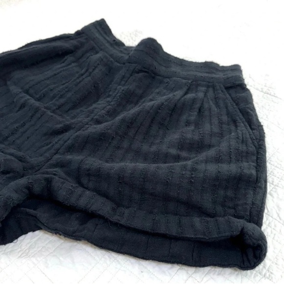 Free People Black Gauzy Elastic Waist Shorts - Picture 5 of 5